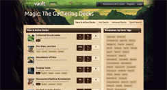 Desktop Screenshot of mtgvault.com